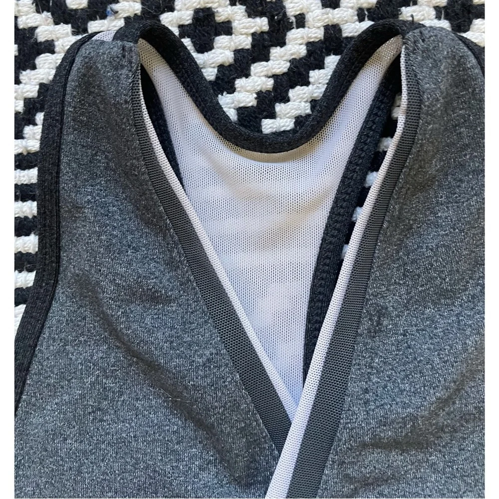 Lululemon Athletica Two Toned Grey Sports Bra